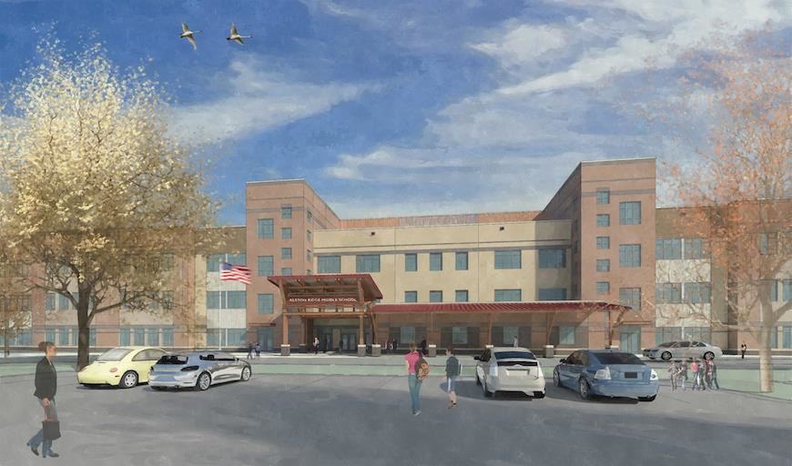 alston ridge middle school building rendering alston ridge middle school building rendering